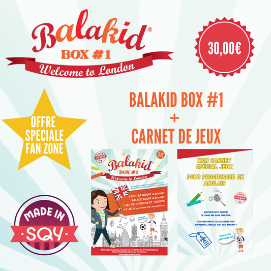 Offre Fan Zone Balakid Box #1 + Carnet spécial jeux