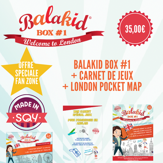 Offre Fan Zone Balakid Box #1 + Pocket Map + Carnet spécial jeux